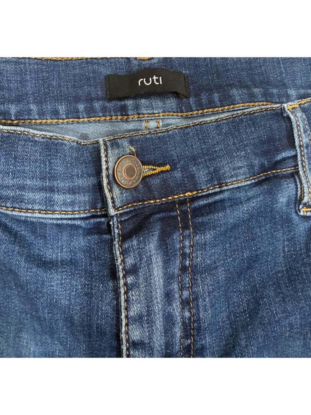 Ruti Womens Barrel Leg Blue Jeans Size 10P Cotton Blend Denim Stretch trendy - Picture 9 of 12